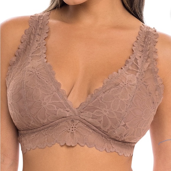 Women's Lace Push Up Bralette - Picture 3 of 3